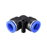 sourcing map Plastic Elbow Push to Connect Tube Fitting 12mm Tube OD Pneumatic Air Push Fit Lock Fitting Blue 5pcs - C & M Navigation Systems