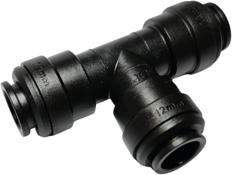 John Guest 12mm Push fit Equal tee **2 Pack** - C & M Navigation Systems