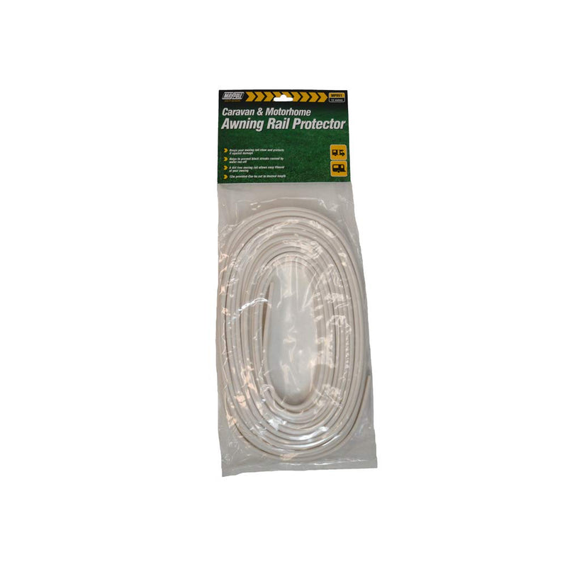 Maypole 12M Caravan Awning Rail Protector, Off-White - C & M Navigation Systems
