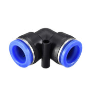 sourcing map Plastic Elbow Push to Connect Tube Fitting 12mm Tube OD Pneumatic Air Push Fit Lock Fitting Blue 5pcs - C & M Navigation Systems