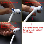 CESFONJER 16 PCS RO Water Filter Fitting, 3/8'' Push fit Connectors for Water Pipe, Push in to Connect Water Tube Fitting Set (Y+T+I+L Type Combo + Shut-Off Valve) - C & M Navigation Systems