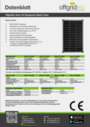 Offgridtec 50 Watt Solar Panel/Solar Panel/Solar Panel 12 V 3/001260 - C & M Navigation Systems