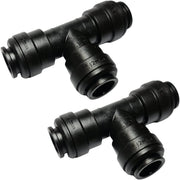 John Guest 12mm Push fit Equal tee **2 Pack** - C & M Navigation Systems