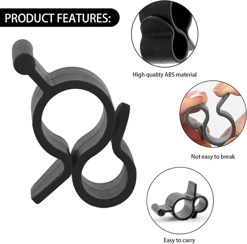 JKDHJK 20 Pcs RV Awning Hooks, Camping Awning Hooks Clips Curtain Rail Gutter Hangers for Hang LED Light Strip, Cables, String Lights, Outdoor Camping RV Accessories - C & M Navigation Systems