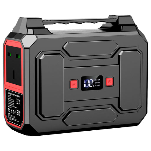 Powkey 99Wh/ 27000mAh Portable Power Station,100W Camping Power Pack,Solar Generator with AC/DC/USB/Type C Outlet for Outdoors Camping Travel Fishing Emergency Power Supply - C & M Navigation Systems