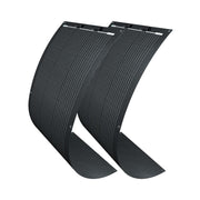 Renogy 100W Flexible Solar Panel, 12 Volt Semi-Flexible Solar Panels Bendable Mono Off-Grid Solar Power PV Panel for Marine, Motorhome, Cabin, Van, Car and Uneven Surfaces - C & M Navigation Systems