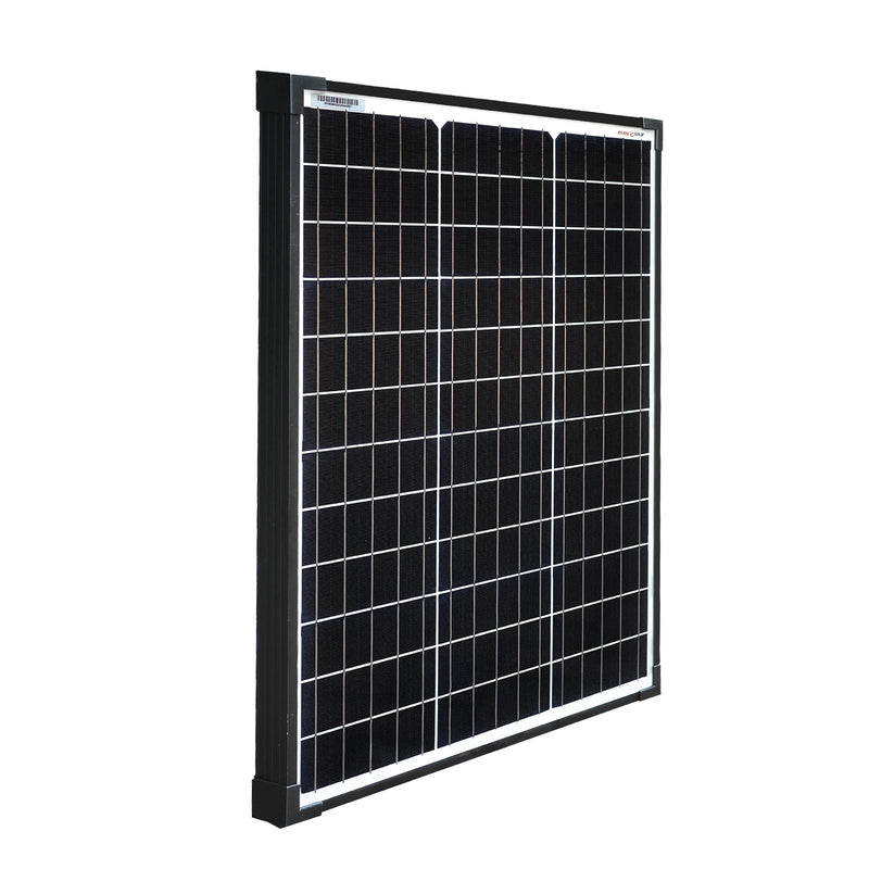 SolarV Eco Line ES60M36 Enjoysolar 60W Monocrystalline Solar Panel with 12 V Solar Module, Ideal for Motorhomes, Garden Sheds, Boats - C & M Navigation Systems