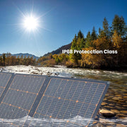 60W 19.8V Foldable Solar Panel Kit,Monocrystalline Solar Cell Solar Charger with USB Outputs and 4-in-1 Connector for Smartphones, Tablets, Laptops, and Power Stations - C & M Navigation Systems