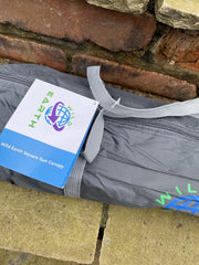 WILD EARTH SQUARE Sun Canopy Awning for Camper Vans, Van Conversions, Motorhomes or Caravans 240cm x 240cm DARK GREY - C & M Navigation Systems