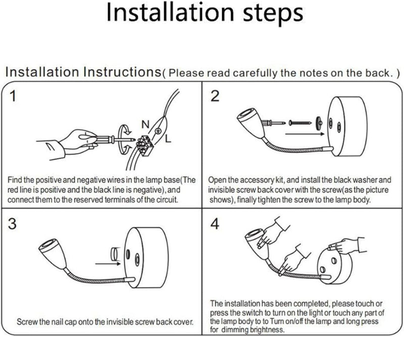LED Reading Light, DC 12V Reading Lamp with USB, Bedside RV Spot Lamp, 2Pcs Touch Dimmable Switch Flexible Gooseneck Wall Lamp for Boat, Motorhome, Camper Caravan Van Interior Lighting (Silver) - C & M Navigation Systems