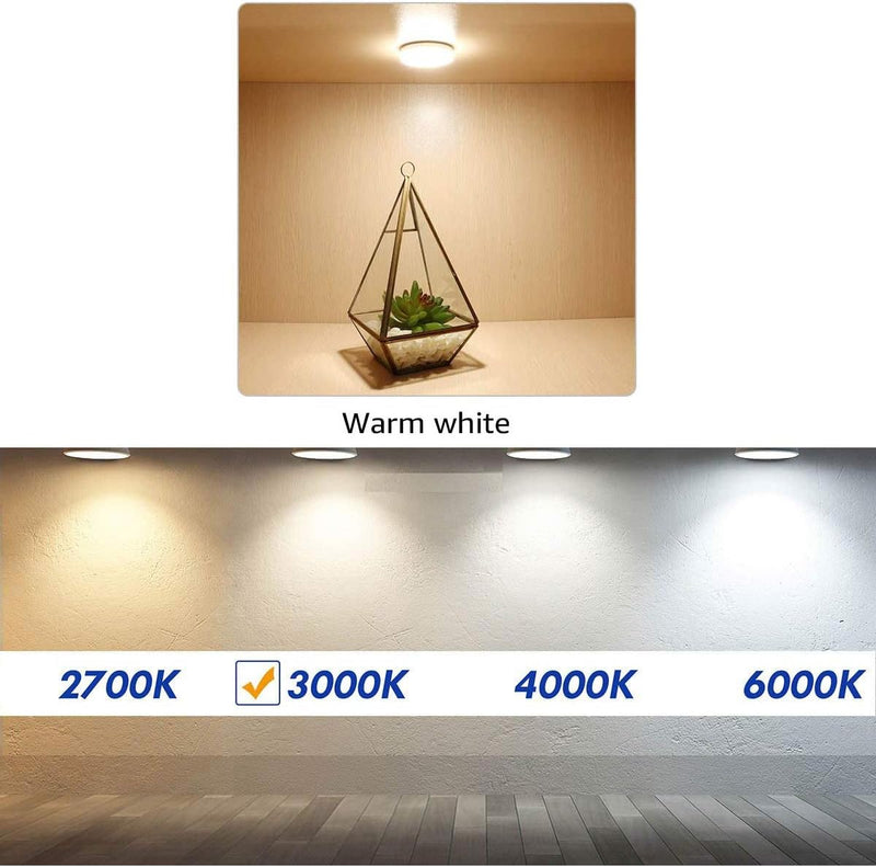 LED Lights Campervan, Motorhome Interior Light - 6 x 12V Interior LED Spot Light Kit with Remote Dimming, for Camper Van Motorhome, Warm Light - C & M Navigation Systems