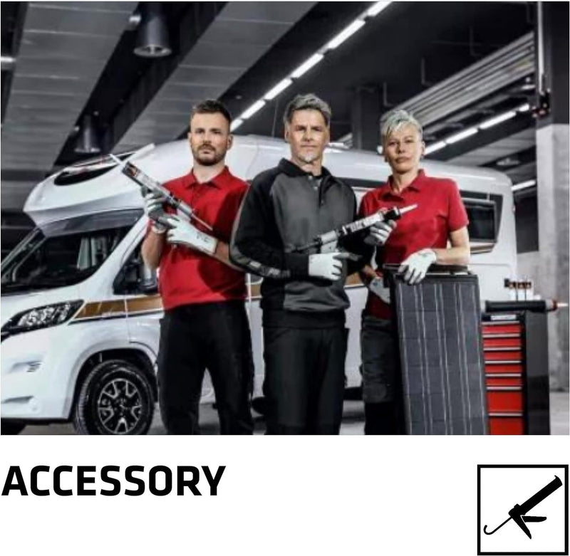 Sikaflex 522 Caravan and Motor Home Adhesive Sealant Cartridge, White, 300 ml (new version) - C & M Navigation Systems