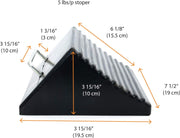 AFA Tooling - Set of 4 Heavy Duty Rubber Wheel Chocks w/Ez-Carry Handles | RV Chock Block for Front and Back Tires | Quick Grip Ribbed Design | Great for Your Camper, Trailer, RV, Truck, Car or ATV - C & M Navigation Systems