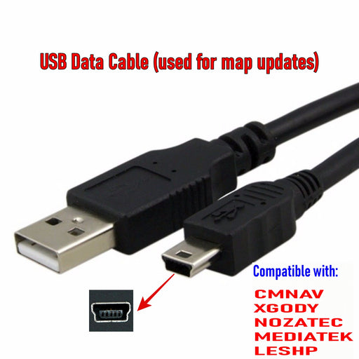 USB Data Cable for Data Transfer Use ONLY (Not for charging!) - C & M Navigation Systems