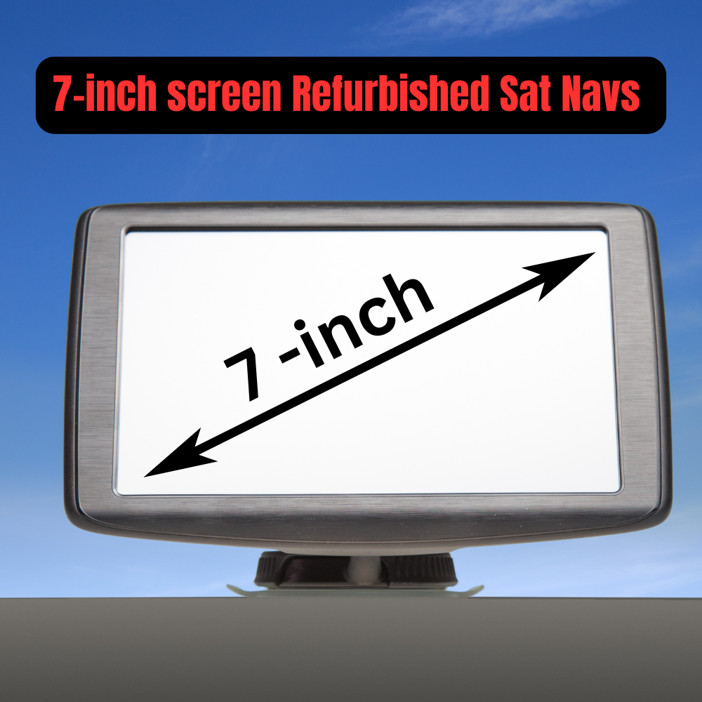 7-inch Screen Refurbished Sat Navs