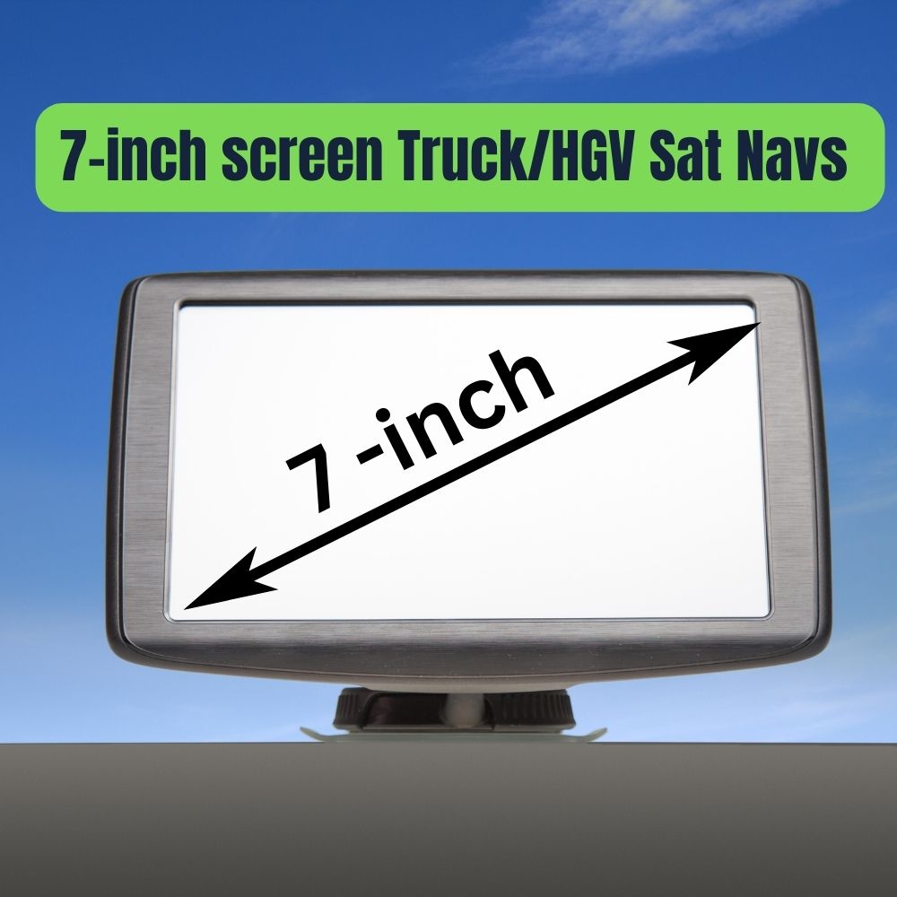 7-inch Truck/HGV Sat Navs with Live Traffic