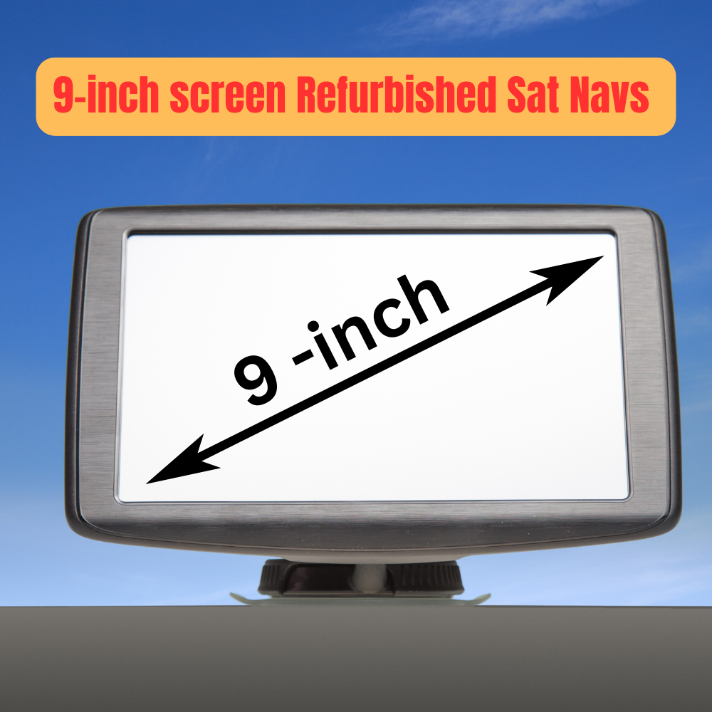 9-inch Screen Refurbished Sat Navs