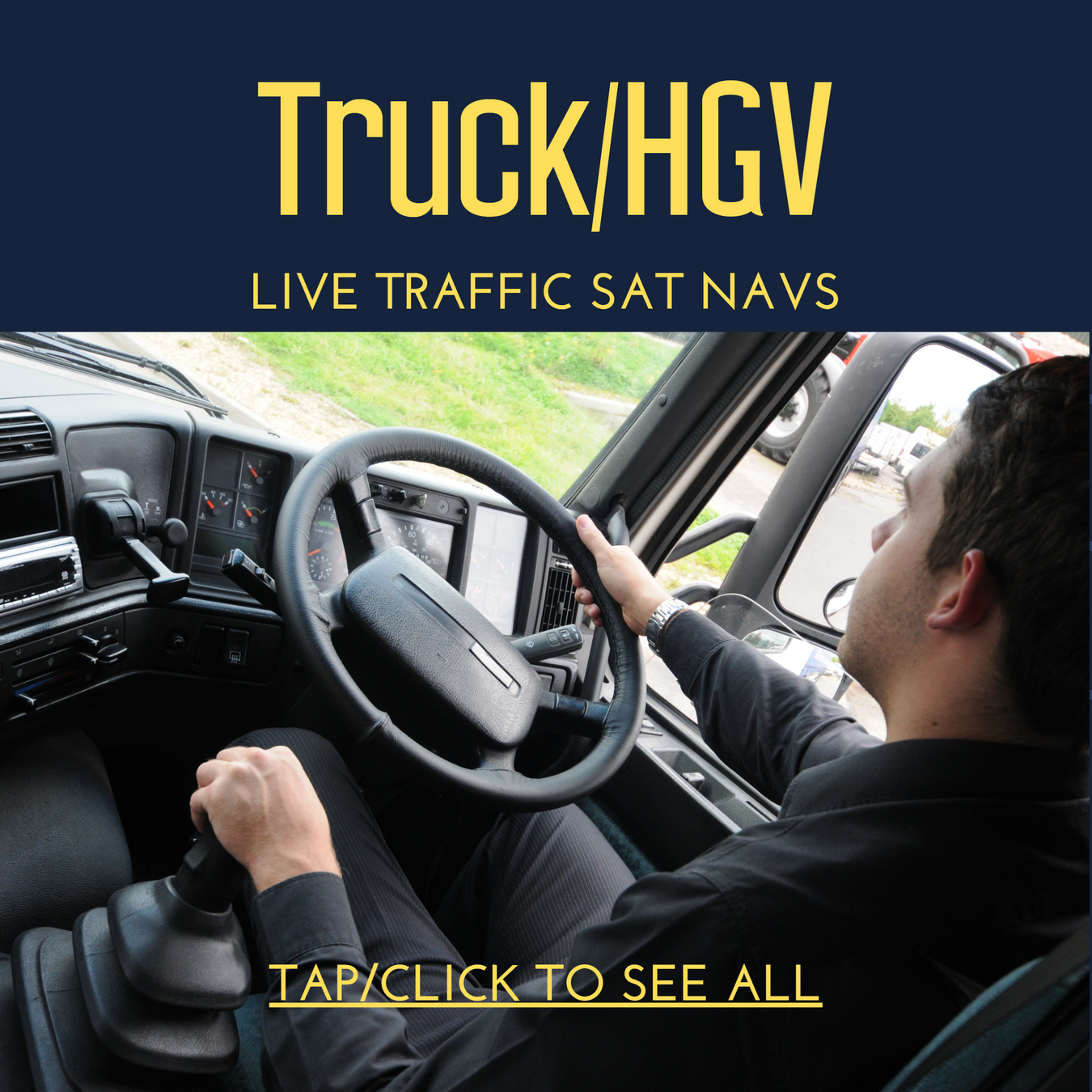 Truck Sat Navs With Live  Traffic