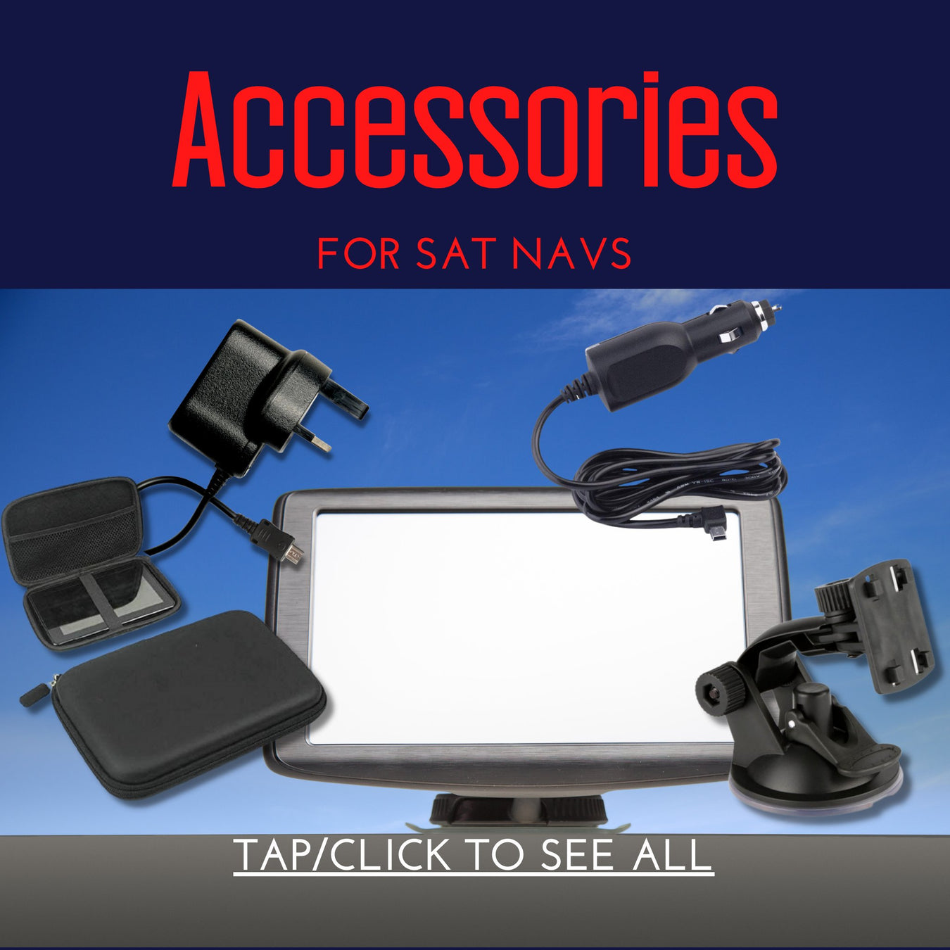 Sat Nav Accessories and Parts