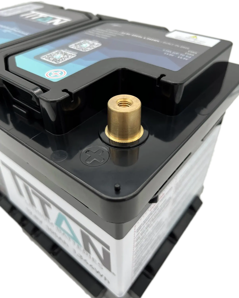 TITAN 105Ah DIN (Type 096) – 12V VW T6, Custom & Camper Low-Profile Fit - C & M Navigation Systems 