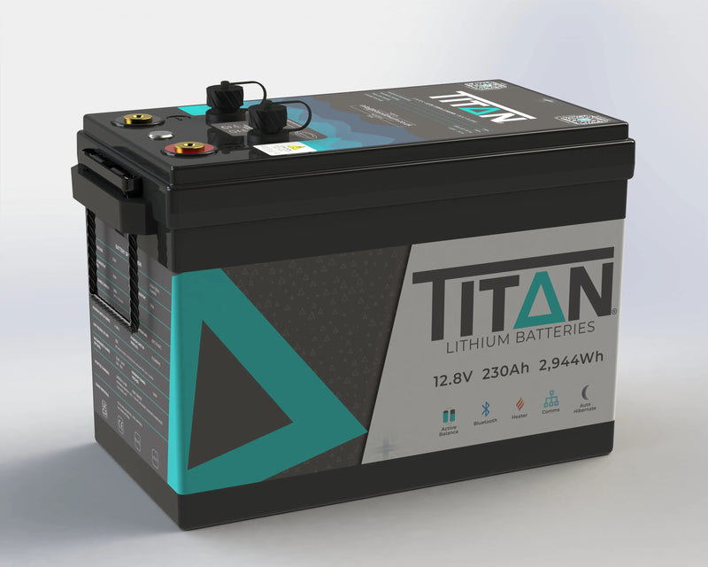 TITAN 230Ah 12V Lithium Leisure Battery – High-Capacity Power for Motorhome, Marine & Off-Grid - C & M Navigation Systems 