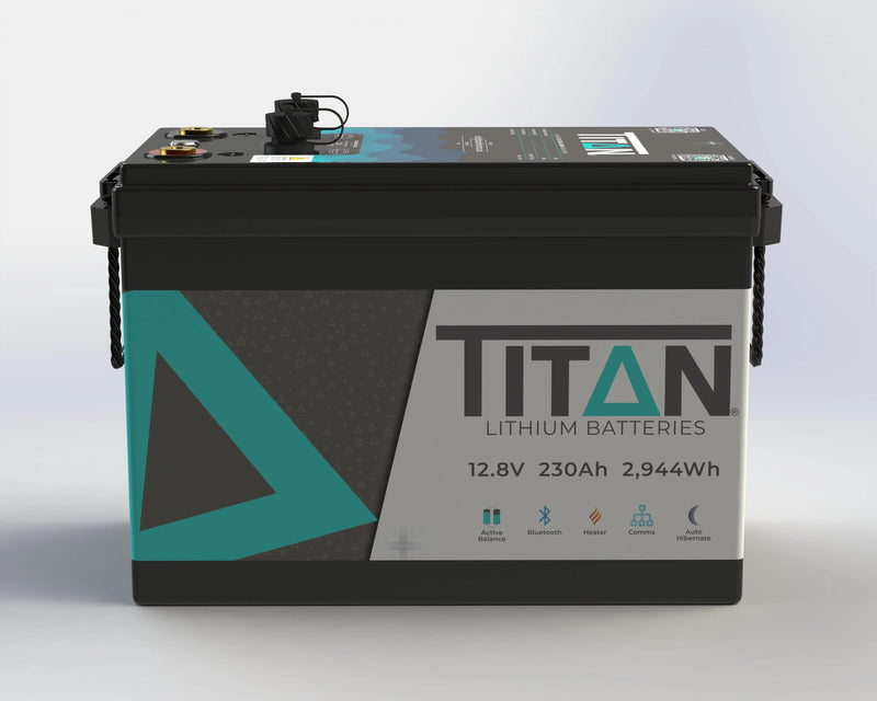 TITAN 230Ah 12V Lithium Leisure Battery – High-Capacity Power for Motorhome, Marine & Off-Grid - C & M Navigation Systems 