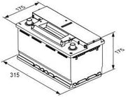 12V 110AH LEISURE BATTERY FOR CARAVAN CAMPERVAN MOTORHOME DEEP CYCLE L4 - C & M Navigation Systems 