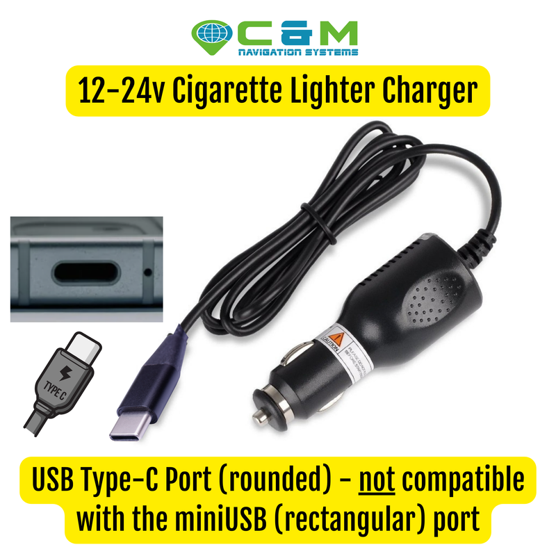 Cigarette Lighter Charger for Truck/Motorhome Sat Navs
