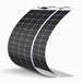 Renogy 200W Flexible Solar Panel, 12V Lightweight Monocrystalline Solar Panel for Motorhome, Caravan, Camper, Boats, Roofs, Uneven Surfaces, Off-grid System - C & M Navigation Systems 