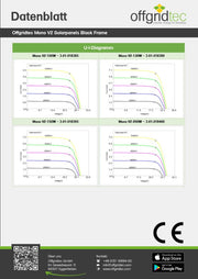 Offgridtec 50 Watt Solar Panel/Solar Panel/Solar Panel 12 V 3/001260 - C & M Navigation Systems 