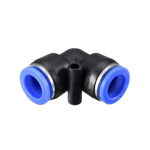 sourcing map Plastic Elbow Push to Connect Tube Fitting 12mm Tube OD Pneumatic Air Push Fit Lock Fitting Blue 5pcs - C & M Navigation Systems 