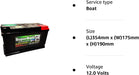 12V 110AH SuperBatt LM110 Deep Cycle Leisure Battery Caravan Motorhome Marine Boat - C & M Navigation Systems 