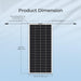 Renogy 200W Flexible Solar Panel, 12V Lightweight Monocrystalline Solar Panel for Motorhome, Caravan, Camper, Boats, Roofs, Uneven Surfaces, Off-grid System - C & M Navigation Systems 