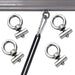 JUTTAUTO 4Pcs Awning Rail Stoppers 6mm for Caravan Motorhome Campervan Camping Tent Equipment Awnings Accessories, 304 Stainless Steel - C & M Navigation Systems 