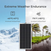 Renogy 200W Flexible Solar Panel, 12V Lightweight Monocrystalline Solar Panel for Motorhome, Caravan, Camper, Boats, Roofs, Uneven Surfaces, Off-grid System - C & M Navigation Systems 