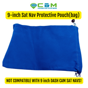 Protective Bag/Sleeve for 9-inch Sat Navs WITHOUT a built in DashCam - C & M Navigation Systems 