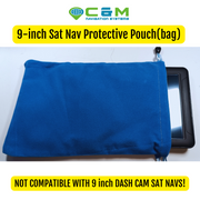 Protective Bag/Sleeve for 9-inch Sat Navs WITHOUT a built in DashCam - C & M Navigation Systems 