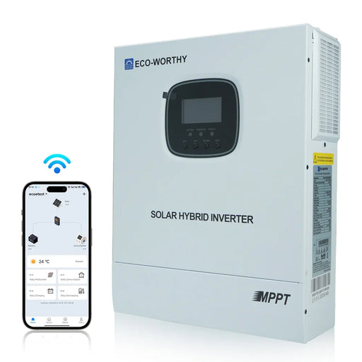 ECO-WORTHY 3000W 48V All-in-One Solar Inverter Charger with 60A MPPT & WiFi - C & M Navigation Systems 