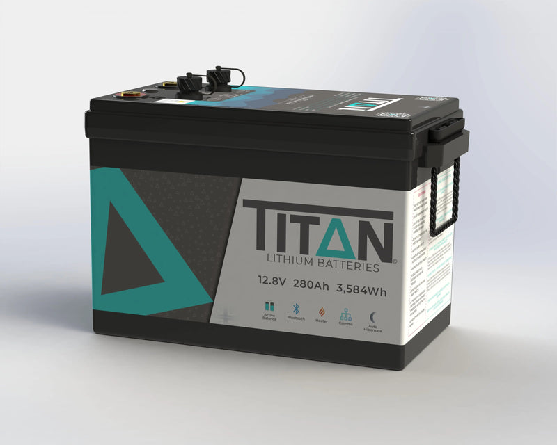 TITAN 280Ah 12V Lithium Leisure Battery – Maximum 12V Capacity for Motorhome, Marine & Off-Grid - C & M Navigation Systems 