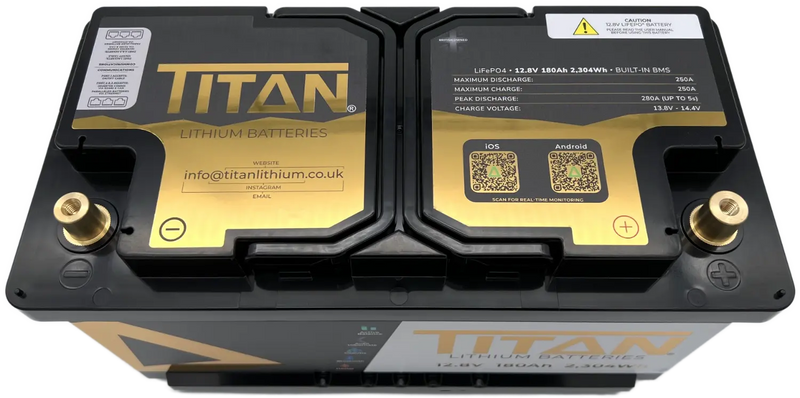 TITAN 180Ah DIN (Type 019) – 12V Ultimate Capacity | Sprinter, Crafter & Bailey Upgrade - C & M Navigation Systems 