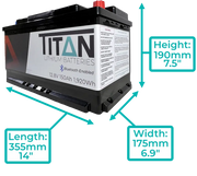 TITAN 150Ah DIN (Type 019) – 12V High-Density Sprinter & Motorhome Upgrade - C & M Navigation Systems 