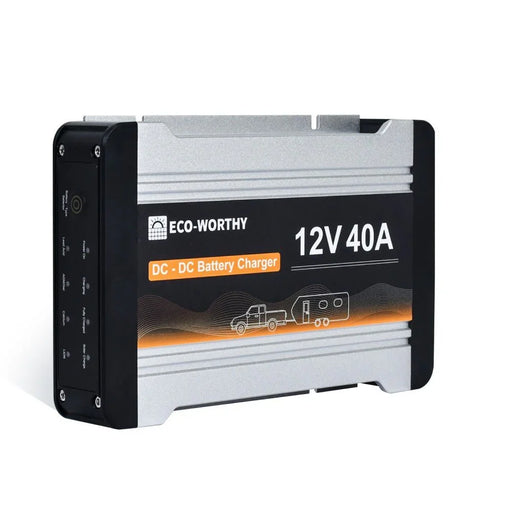 ECO-WORTHY 40A DC-to-DC Charger with 550W MPPT Solar Controller, 12V Dual Battery Charger for RV & Marine - C & M Navigation Systems 