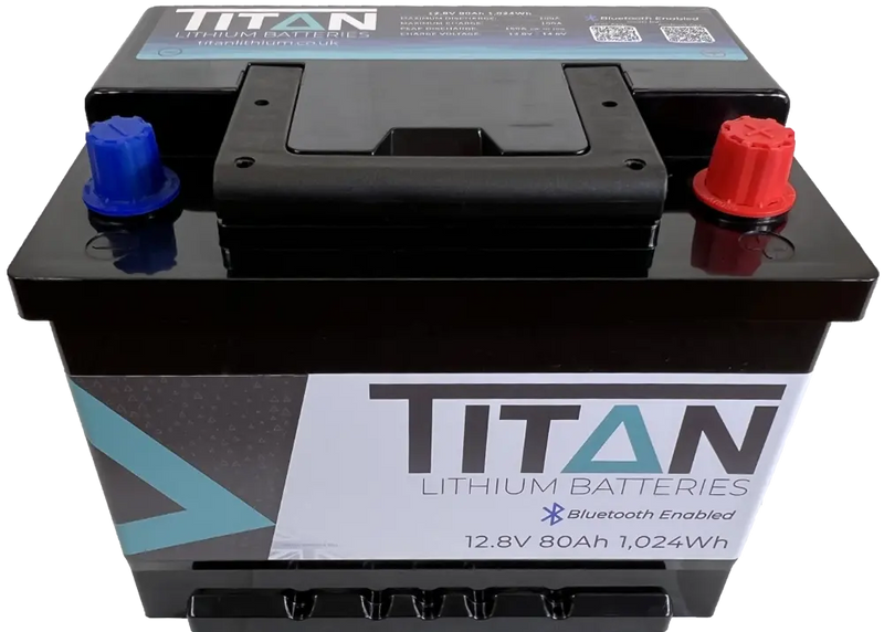TITAN 12V 80Ah Lithium Battery - C & M Navigation Systems 
