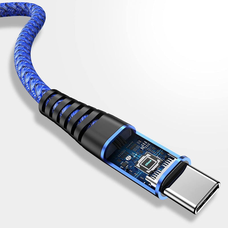 USB-C Braided Charging Cable – Compatible with CMNAV Sat Navs - C & M Navigation Systems 