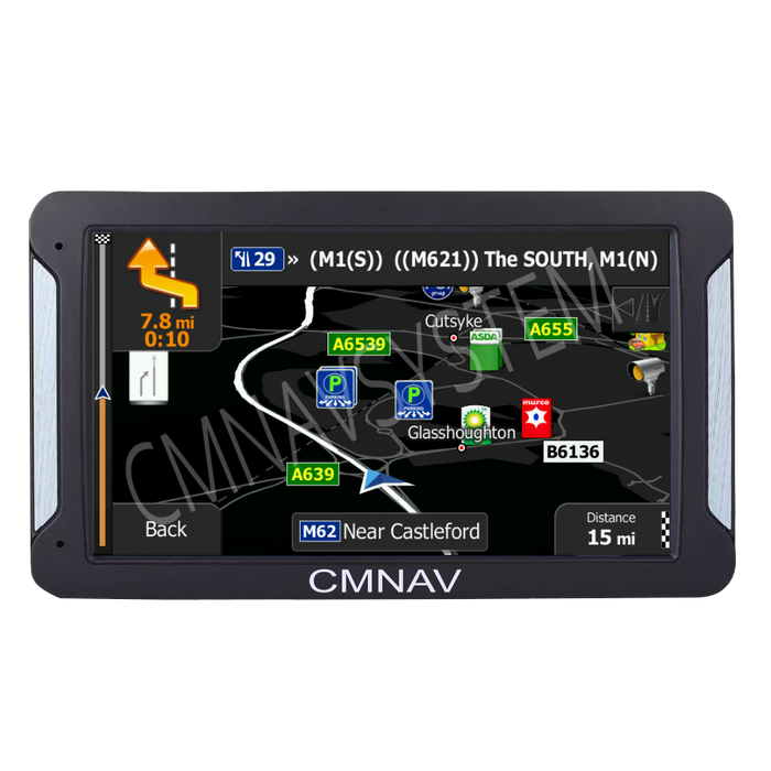 7" CMNAV ADVANCED Camper (256 RAM) - 2020 EU + UK Maps and Premium POIs - C & M Navigation Systems 