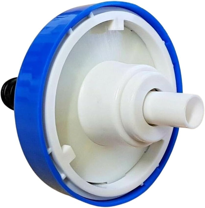 Rheinland Motorhome Water Filler Cap with Hose Connector - Campervan & Caravan Accessories UK - Built in Overpressure Valve For The Cold Water System - 55mm Inlet with Water Cap Diameter: 7.9cm - C & M Navigation Systems 