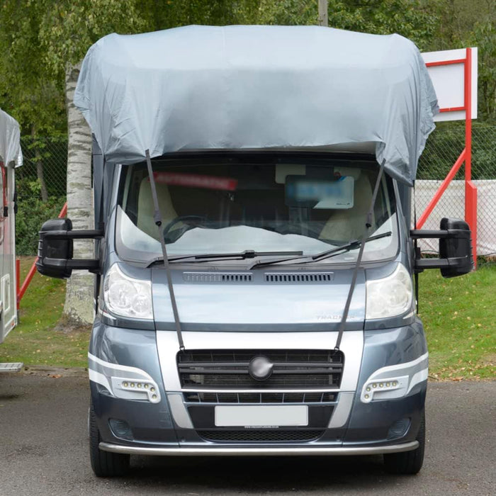 UK Custom Covers MTC913GREY Motorhome Top Roof Cover Waterproof Heavy Duty Grey - Sizes 5.7-8.5m (Select In Advert) - C & M Navigation Systems 