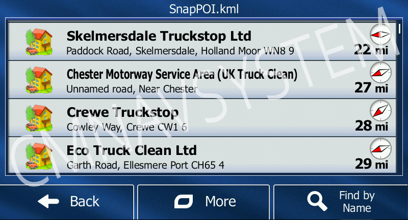 7" CMNAV PRO Truck (256 RAM + Bluetooth) - 2020 EU + UK Maps and Premium POIs - C & M Navigation Systems 