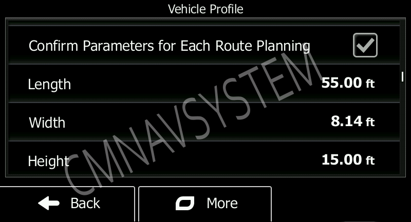 7" CMNAV ADVANCED Truck (256 mb RAM) - 2020 EU + UK Maps and Premium POIs - C & M Navigation Systems 